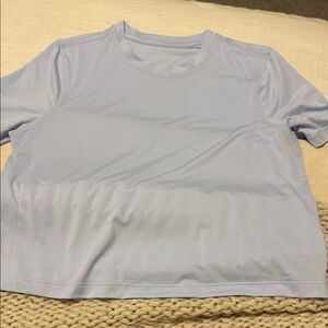 lululemon athletica Sky Blue Short Sleeve Tee